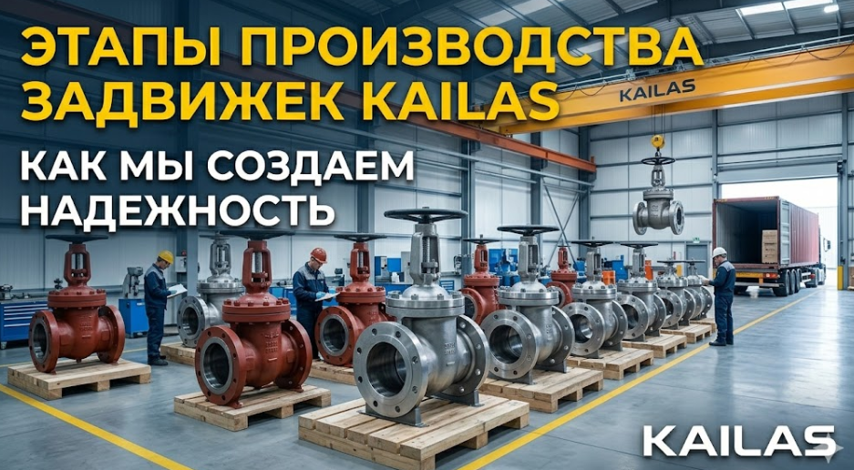 Как мы создаем надежность: Этапы производства задвижек Kailas