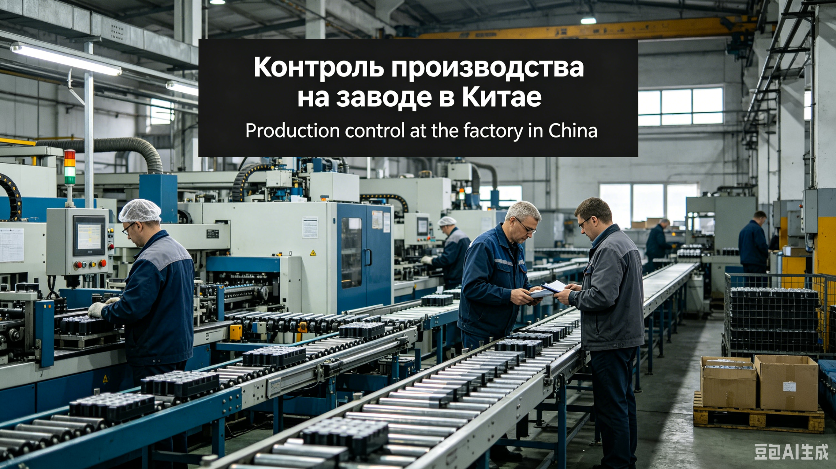 Контроль производства на заводе в Китае